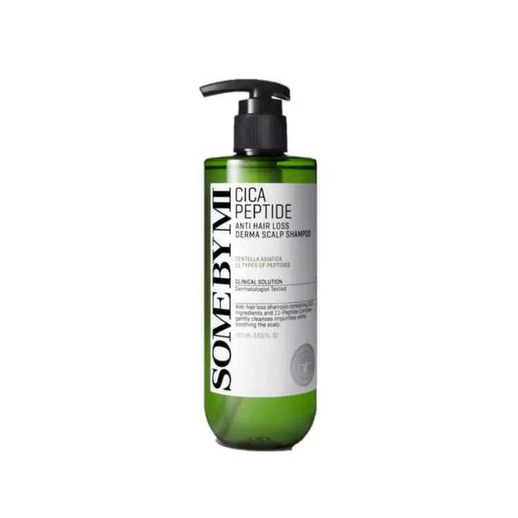 Some by Mi Cica Peptide Anti Hair Loss Derma Scalp Shampoo Green 285ml Some by Mi