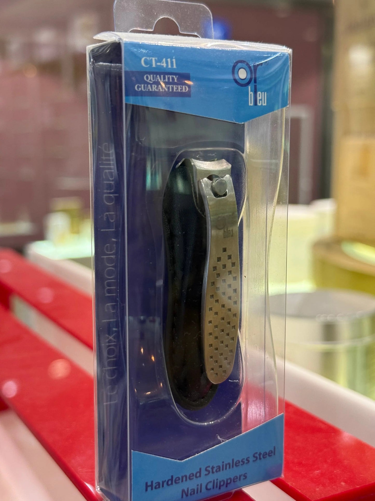 Or Bleu Hardened Stainless Steel Nail Clippers Ct-411 Or Bleu