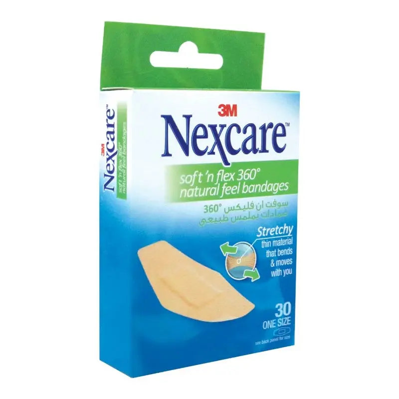 3M Nexcare Soft 'n Flex Bandage 572-30D 30's 3M Nexcare