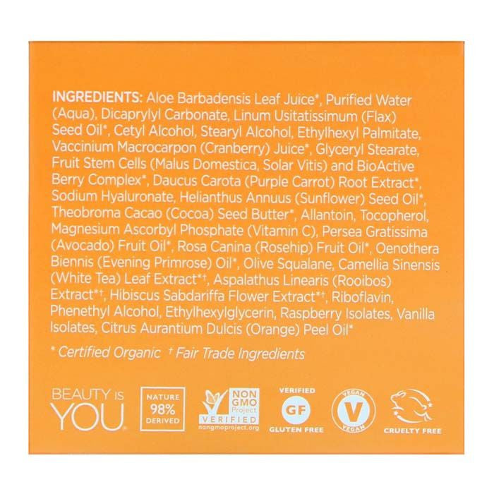 Andalou Naturals Purple Carrot+C Luminous Night Cream 50 ml