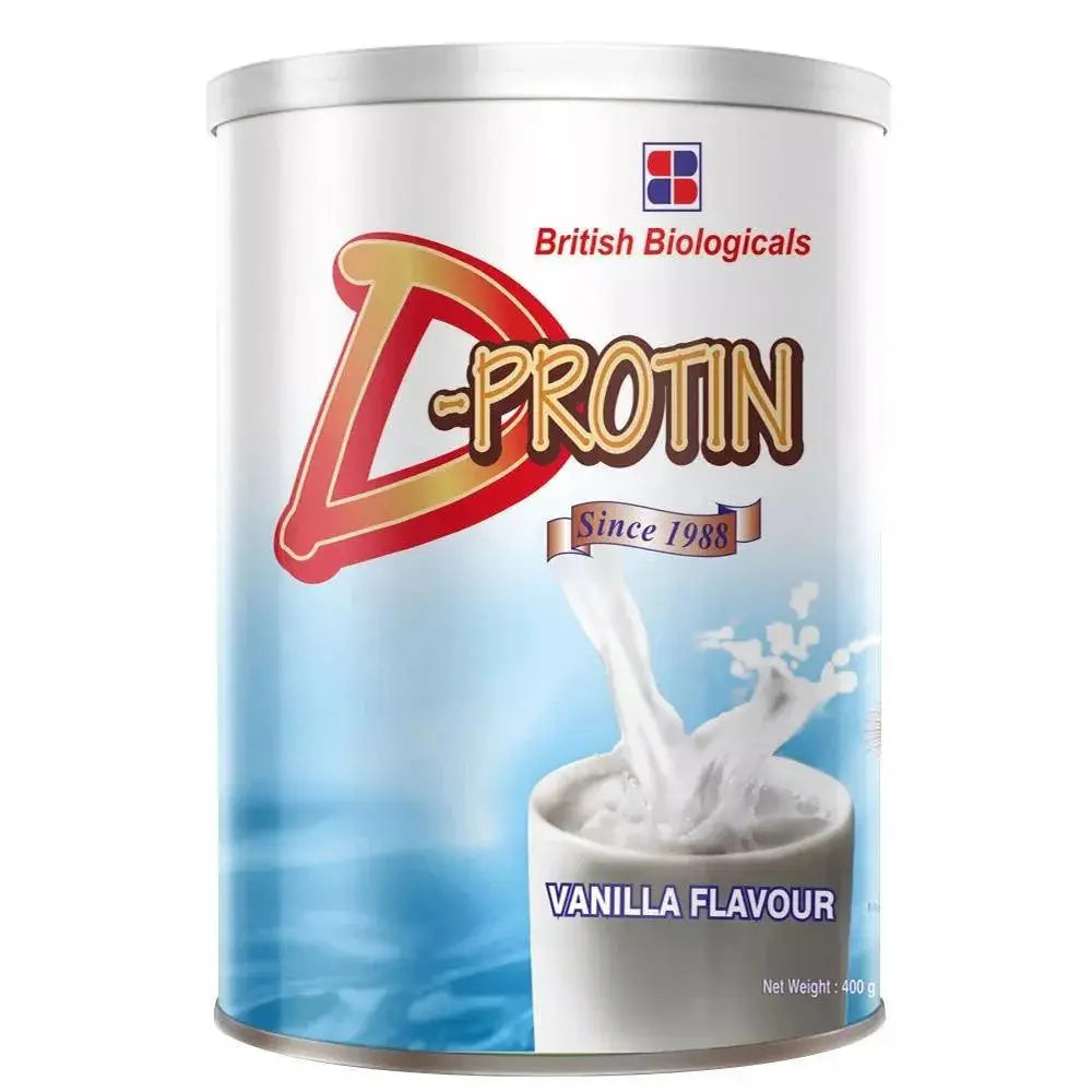 D-Protin Vanilla Powder 400 g British Biologicals