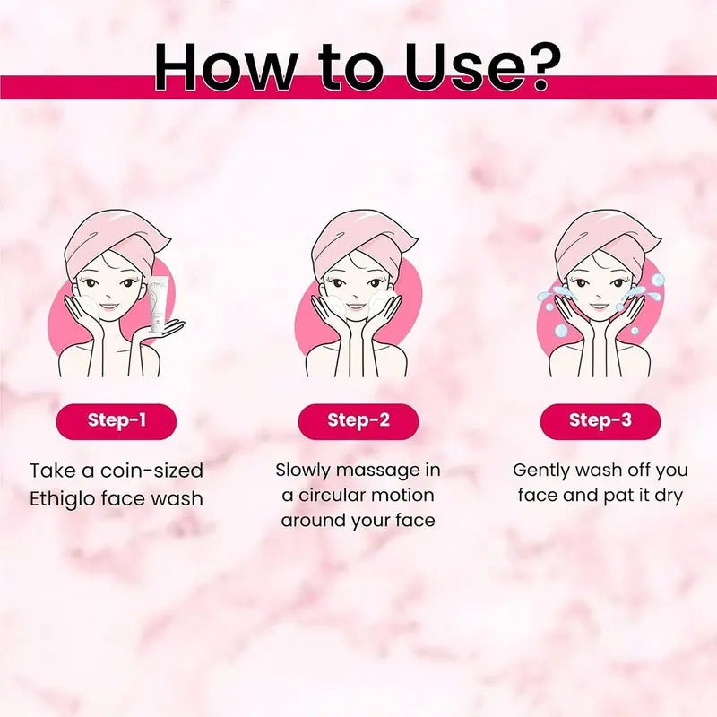 Ethiglo Skin Whitening Deep Cleansing Facial Foam 70g Ethiglo