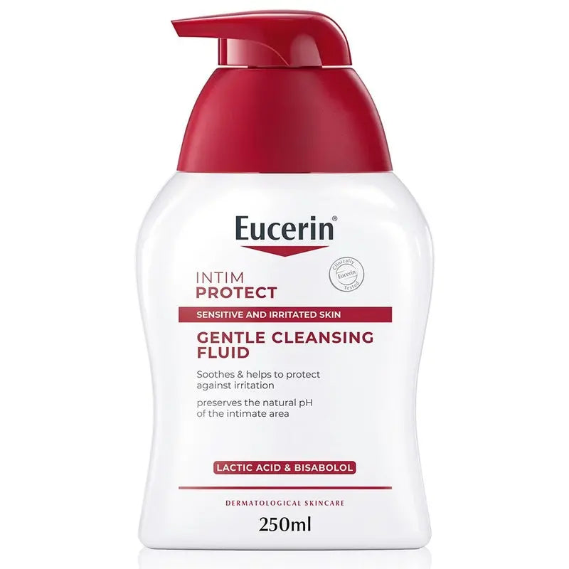 Eucerin Intim-Protect Gentle Intimate Area Cleansing Fluid For Sensitive & Irritated Skin 250ml Eucerin
