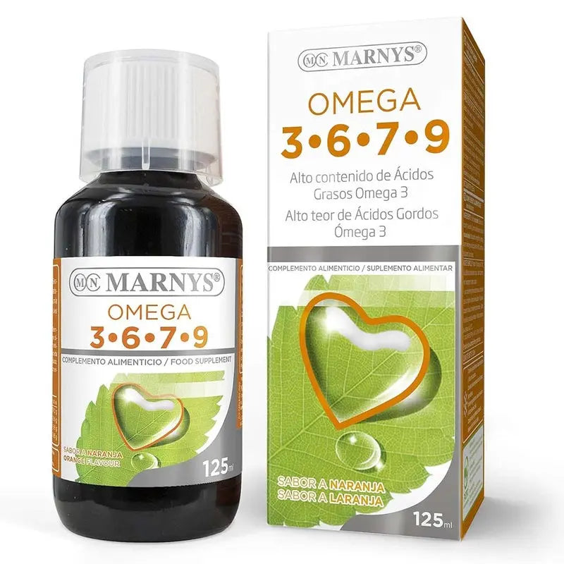 Marnys Omega 3-6-7-9 Liquid 125 mL Marnys