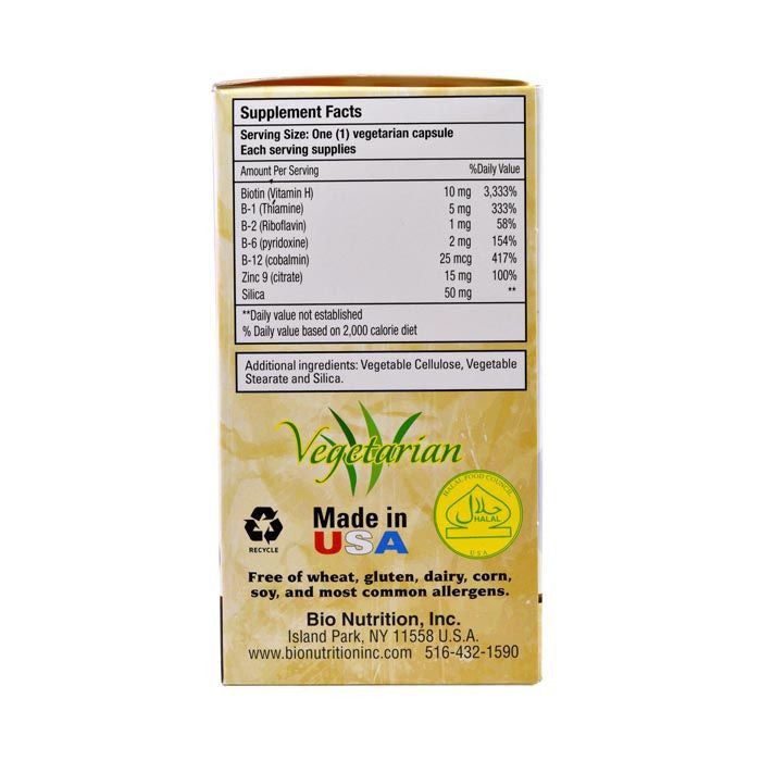 Bio Nutrition Healthy Hair With Biotin 10000 Plus 60's