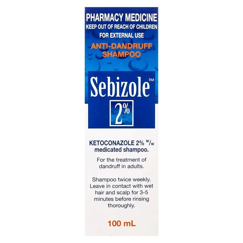 Sebizole 2% Anti-Dandruff Shampoo 100 mL Sebizole