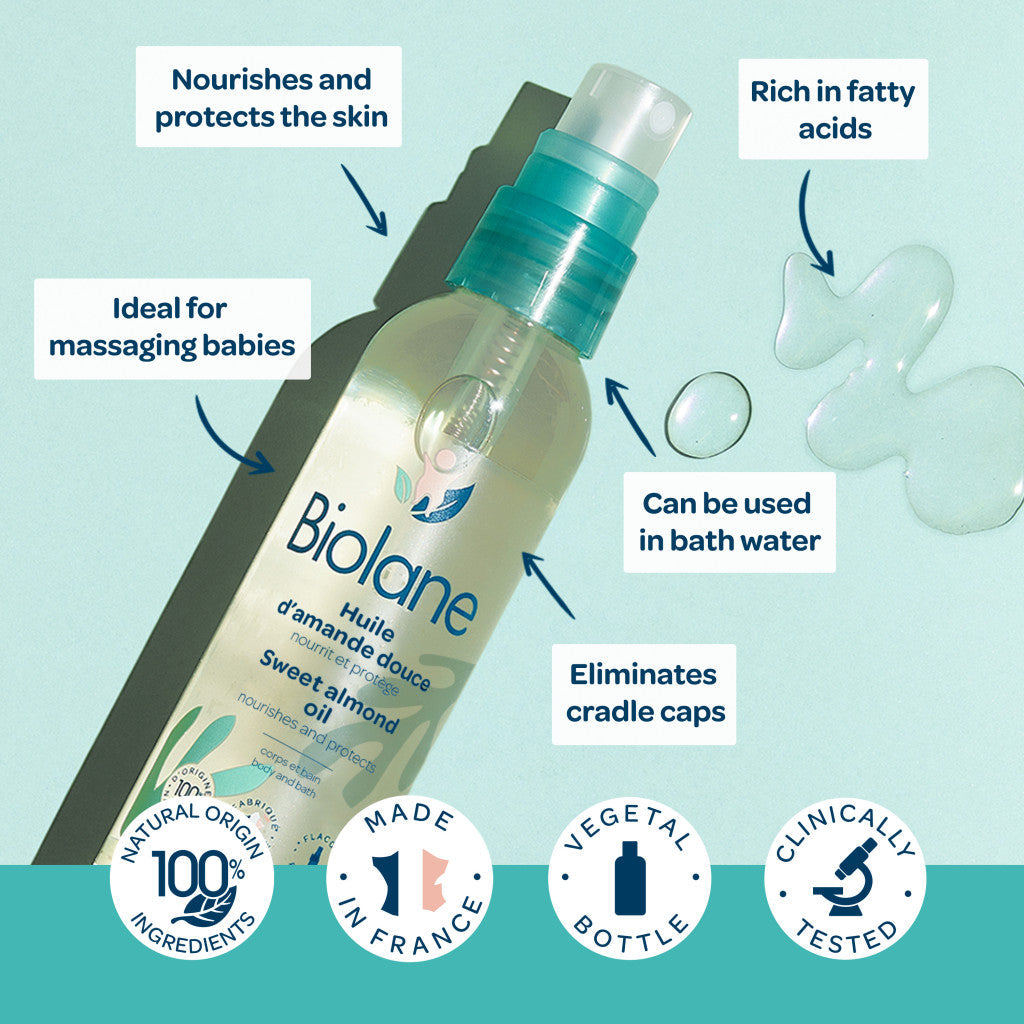Biolane Sweet Almond Oil Spray 75ml
