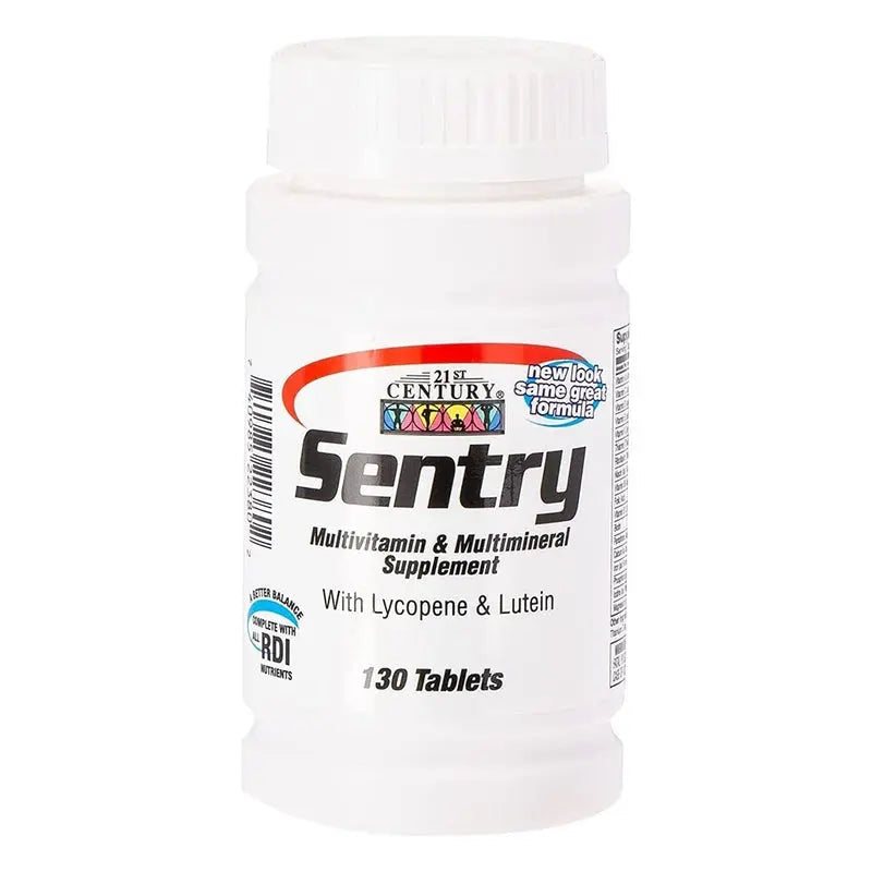 21st Century Sentry Multivitamin & Multimineral Tablets For Overall Wellness, Pack of 130's 21st Century