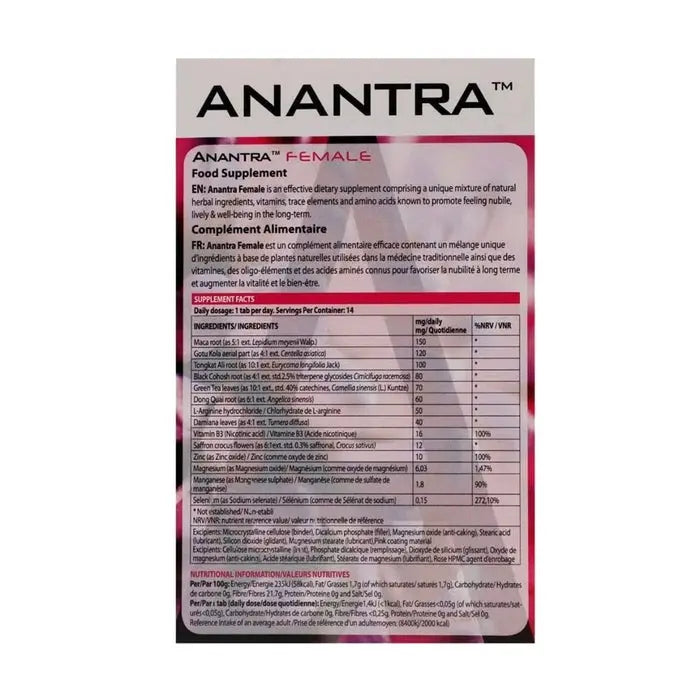 Anantra™ Female Tablets 14's Anantra