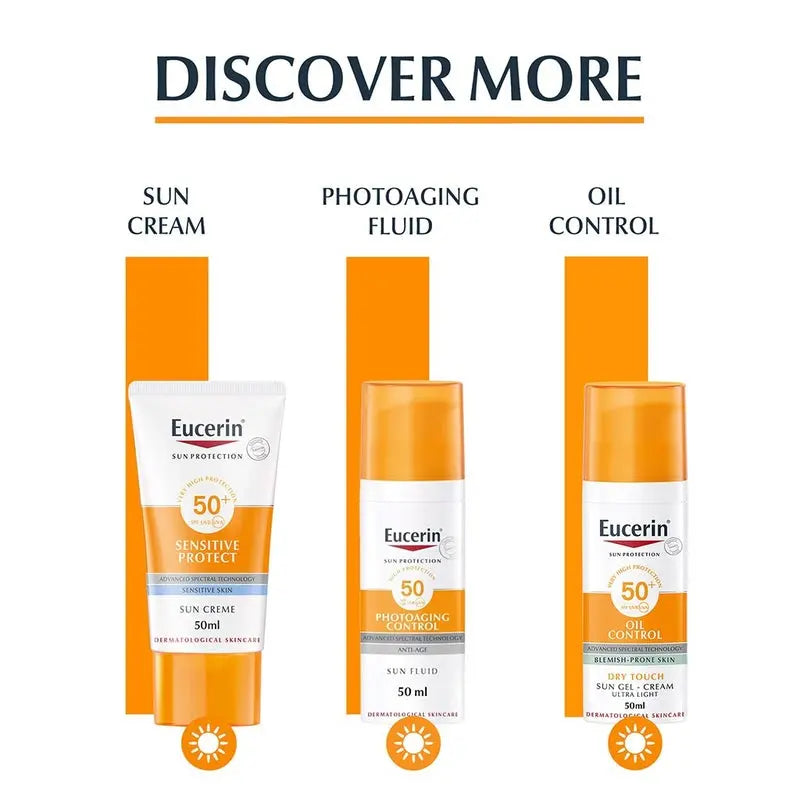 Eucerin Sun Pigment Control Sunscreen SPF50+ Sun Fluid For Uneven Skin Tone 50ml Eucerin