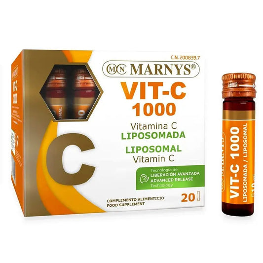 Marny's Liposomal Vit-C 1000 mg Oral 10 mL Vials 20's Marnys