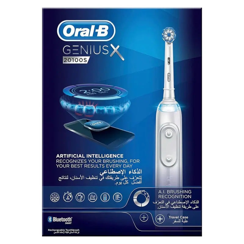 Braun Oral B GeniusX 20100S Artificial Intelligence Toothbrush Braun