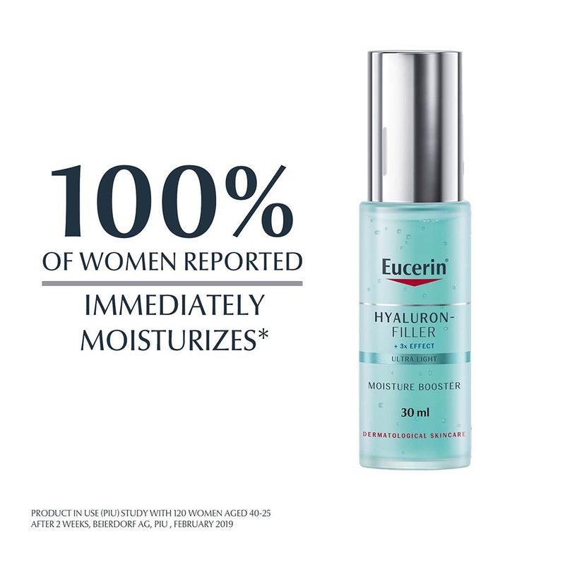 Eucerin Hyaluron-Filler 3x Effect Ultra-Light Hydrating Moisture Booster Gel 30ml