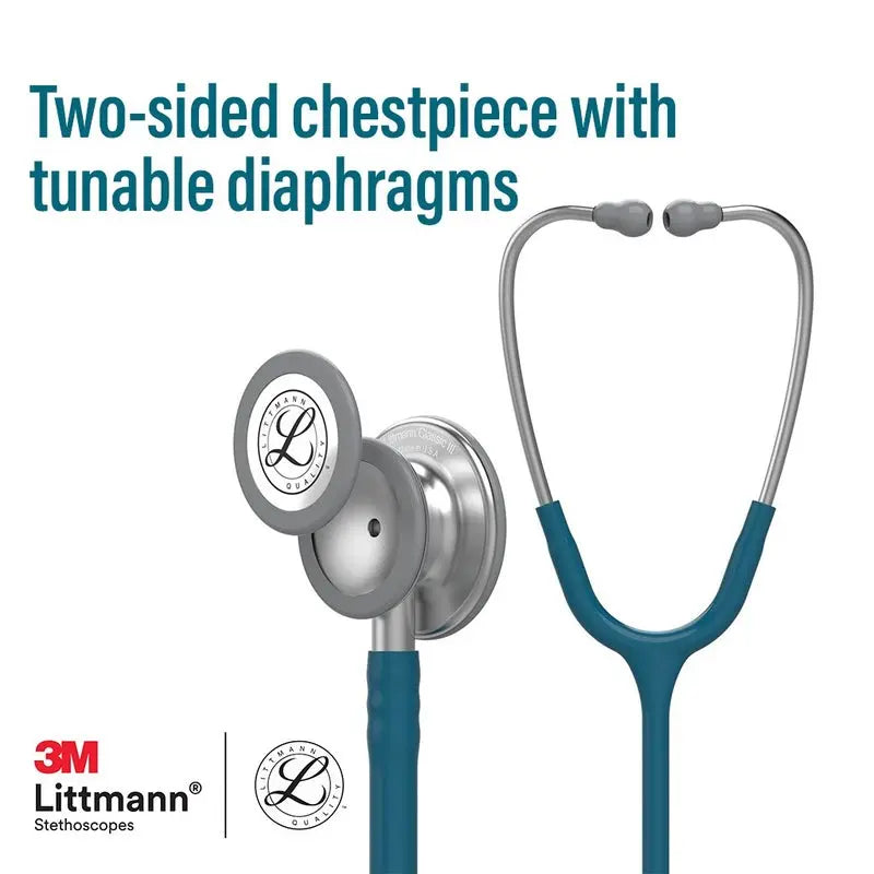 3M Littmann Classic III Stethoscope Caribbean Blue 5623 3M Littmann
