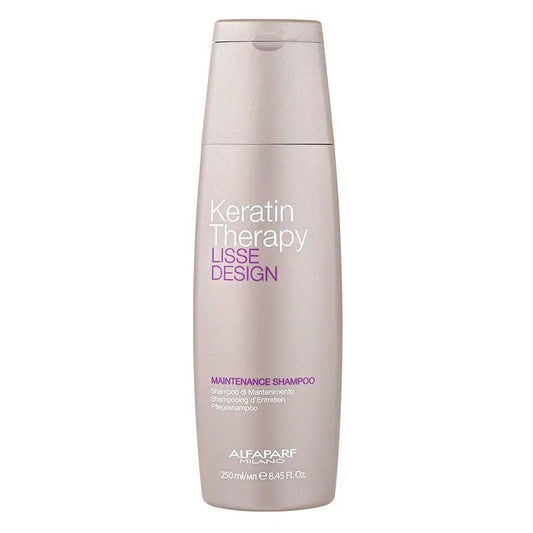 Alfaparf Keratin Therapy Lisse Design Maintenance Shampoo For Smooth & Shiny Hair 250ml Alfaparf