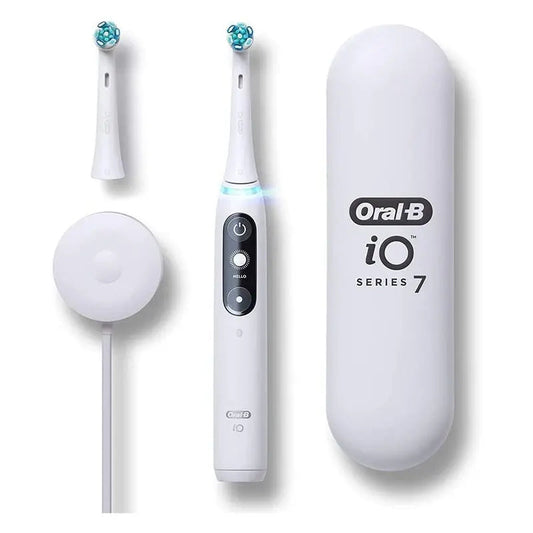 Braun Oral B iO™ Series 7 Electric Toothbrush White Alabaster Braun
