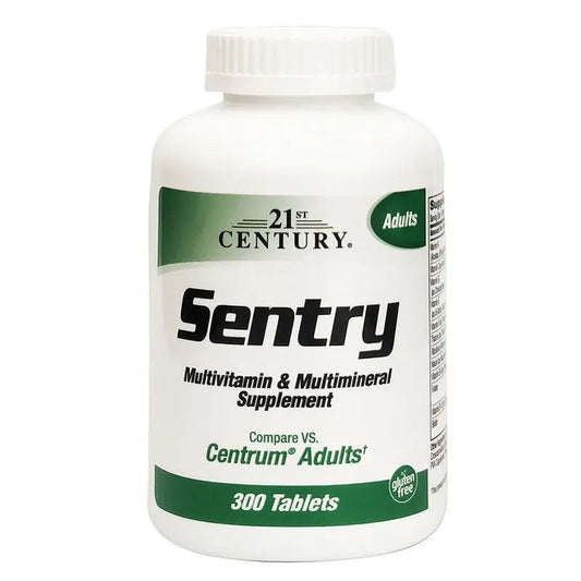 21st Century Sentry Adult Multivitamin & Multimineral Supplement Tablets, Pack of 300's 21st Century