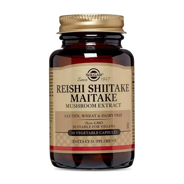 Solgar Reishi Shiitake Maitake Mushroom Extract 50's Solgar