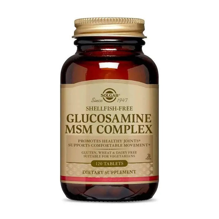 Solgar Glucosamine Msm Complex Shellfish Free Tablets 120's Solgar