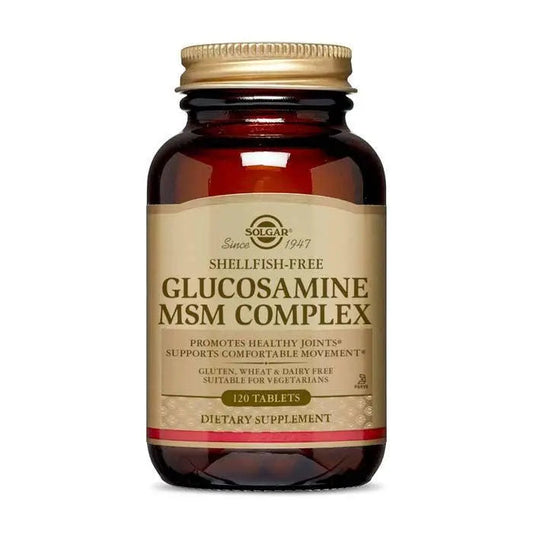 Solgar Glucosamine Msm Complex Shellfish Free Tablets 120's Solgar