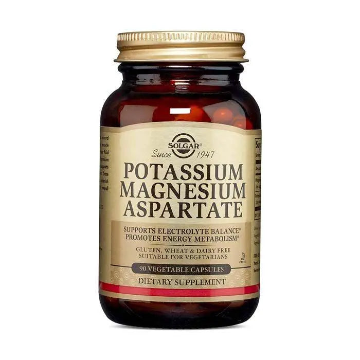 Solgar Potassium Magnesium Aspartate Vegetable capsules 90 Soft Gel Solgar