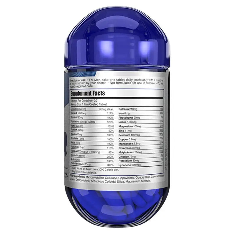 Eva Pharma Limitless Man Max Multivitamins & Minerals Supplement Tablets, Pack of 30's Eva Pharma