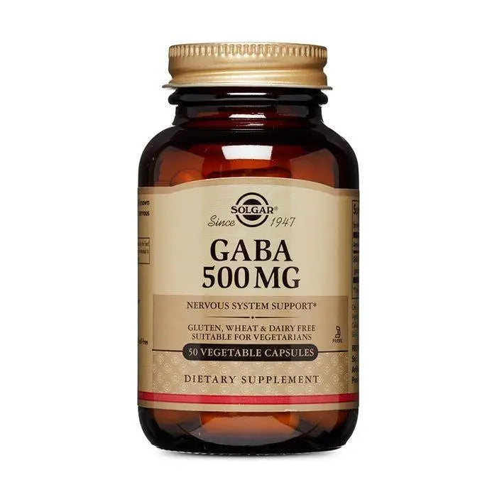 Solgar Gaba Vegetable capsules 500mg 50's Solgar