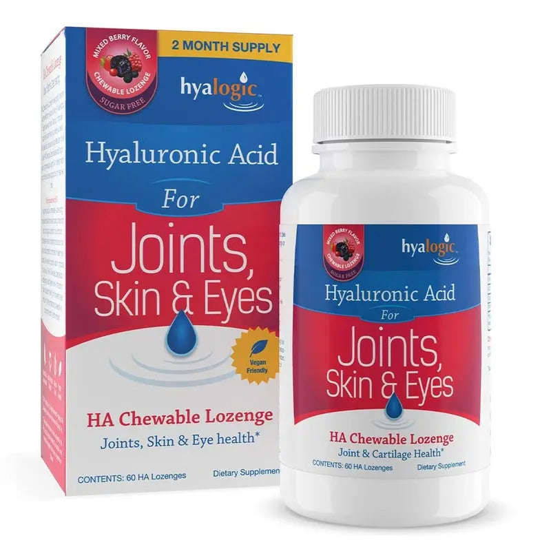 Hyalogic Hyaluronic Acid Chewable Lozenges For Joints, Skin & Eye 60's Hyalogic