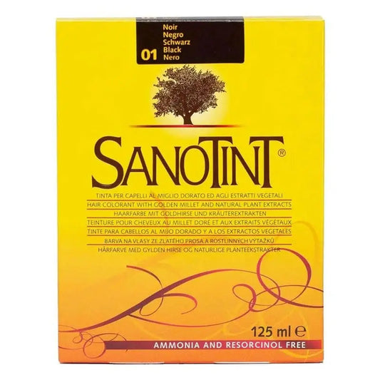Sanotint Classic Ammonia Free Hair Color 01 Black 125ml Sanotint