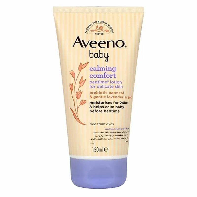 Aveeno Baby Calming Comfort Bedtime Baby Lotion For Delicate Skin 150ml Aveeno