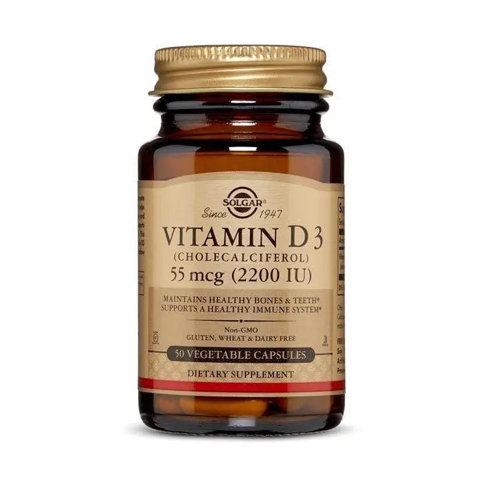 Solgar Vitamin D3 2200iu Vegetable Capsule 50's Solgar