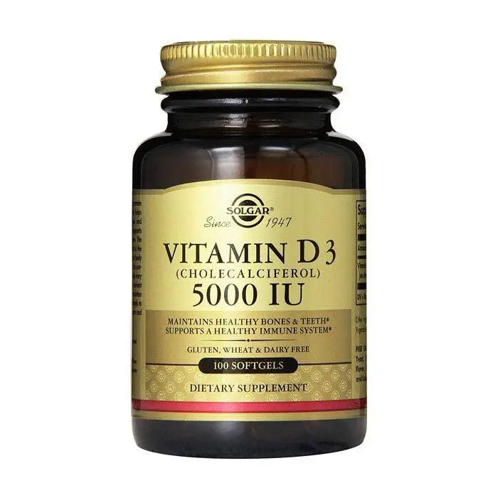 Solgar Vitamin D3 5000 IU 100 Softgels Solgar