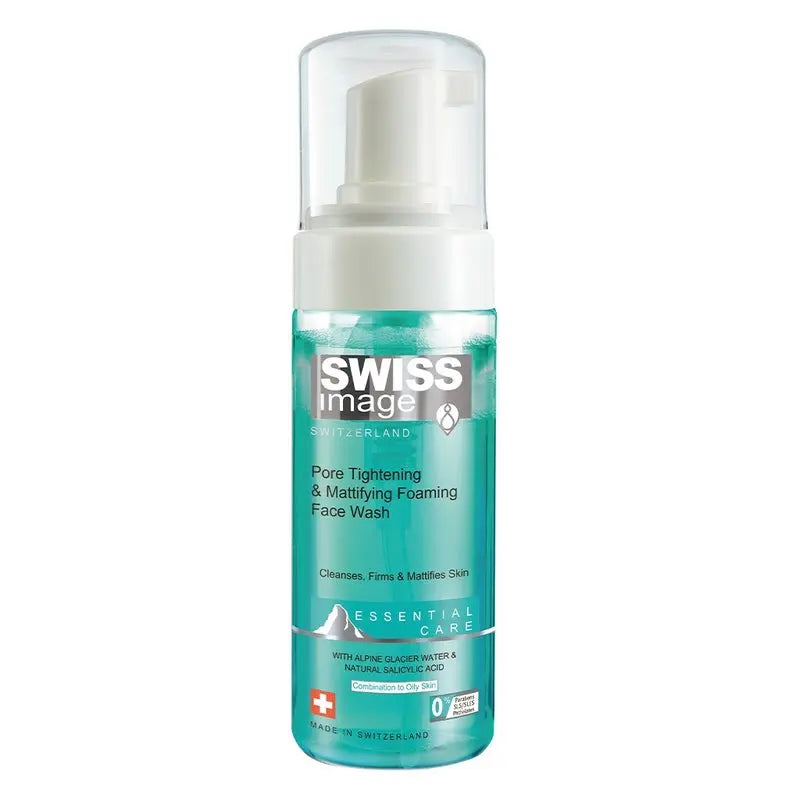 Swiss Image Essential Care Pore Tightening & Mattifying Foaming Face Wash For Combination To Oily Skin Types 150ml Swiss Image