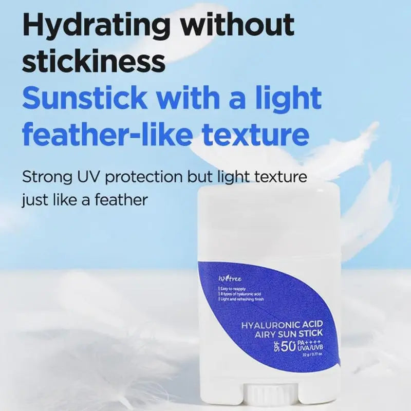 Isntree Hyaluronic Acid Airy Sunscreen Stick With SPF 50+ & PA++++ 22g Isntree