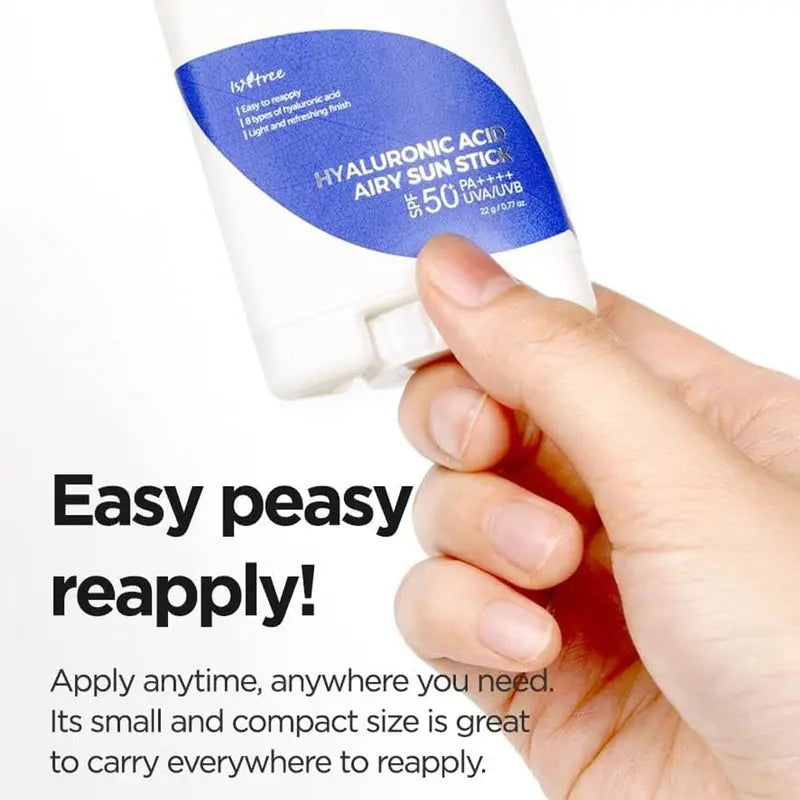 Isntree Hyaluronic Acid Airy Sunscreen Stick With SPF 50+ & PA++++ 22g Isntree