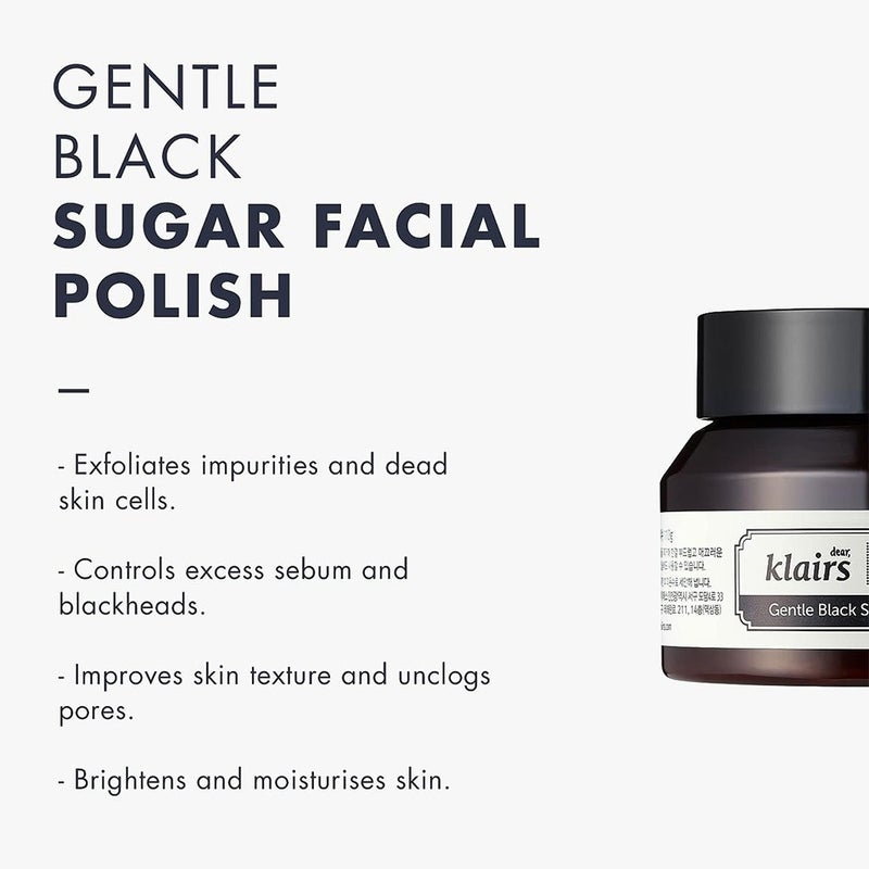 Dear Klairs Gentle Black Sugar Exfoliating Facial Polish Scrub 110g Dear Klairs