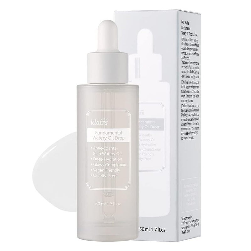 Dear Klairs Fundamental Deep Hydration Watery Oil Drop Serum With Antioxidants 50ml Dear Klairs