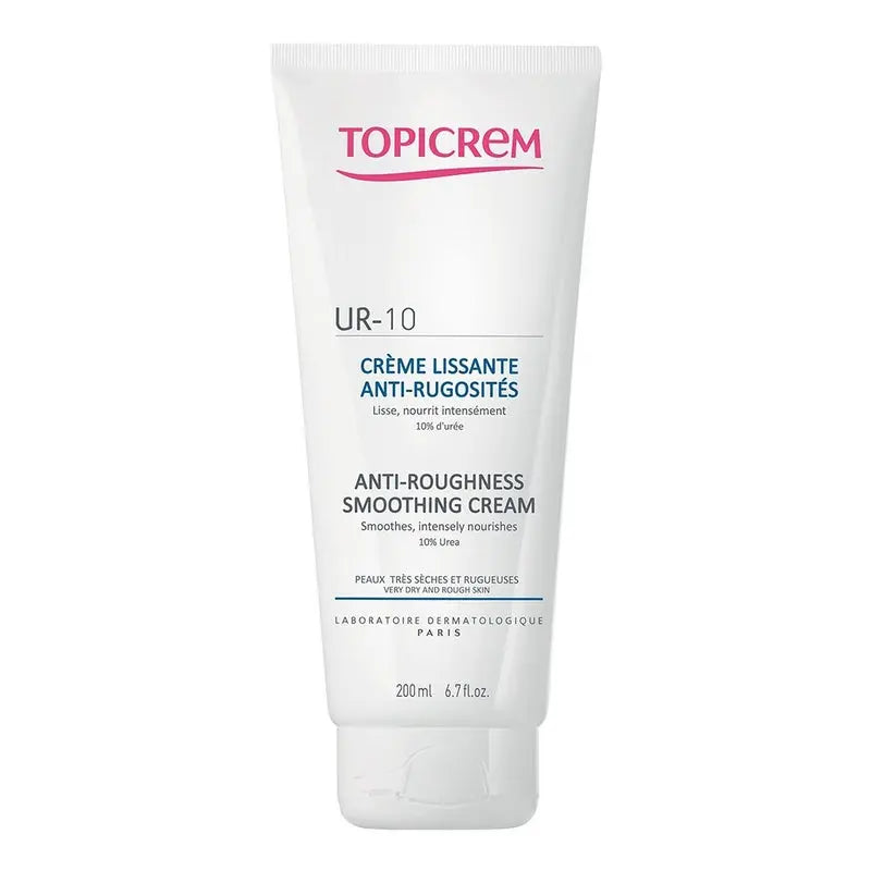 Topicrem UR-10 Anti-Roughness Smoothing Cream For Very Dry And Rough Skin 200ml Topicrem