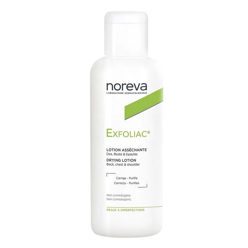 Noreva Exfoliac Drying Lotion For Face, Back, Chest, & Shoulder 125ml Noreva