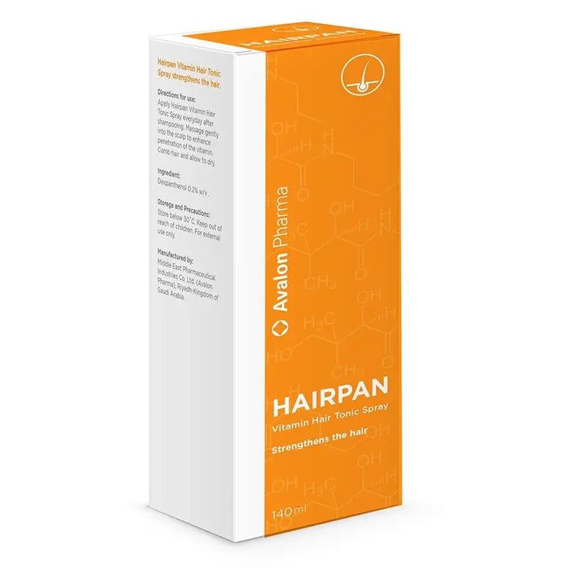 Avalon Hairpan Vitamin Hair Tonic Spray With Dexpanthenol For Damaged Hair 140ml Avalon