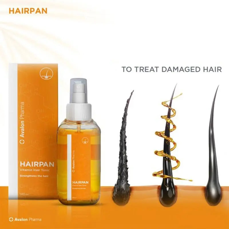 Avalon Hairpan Vitamin Hair Tonic Spray With Dexpanthenol For Damaged Hair 140ml Avalon