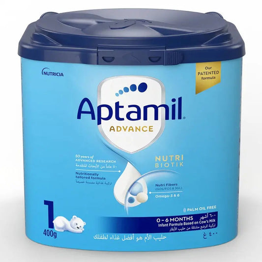 Aptamil Advance Stage 1 Palm Oil Free Baby Milk Formula For 0 To 6 Months 400g Aptamil