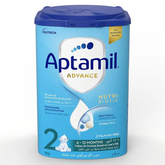 Aptamil Advance Stage 2 Palm Oil Free Infant Milk Formula For 6 To 12 Months 800g Aptamil