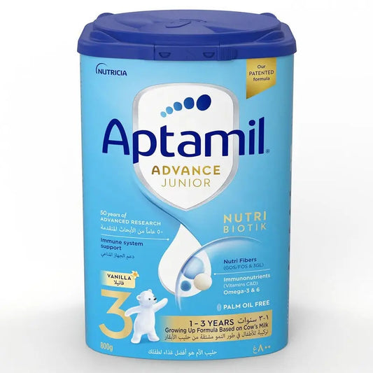 Aptamil Advance Junior Stage 3 Palm Oil Free Toddlers Milk Formula For 1 To 3 Years 800g Aptamil