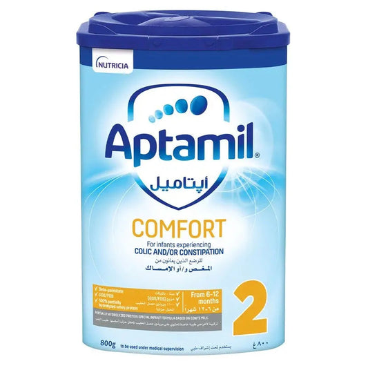 Aptamil Comfort Stage 2 Infant Milk Formula For 6 To 12 Months With Colic & Constipation 800g Aptamil