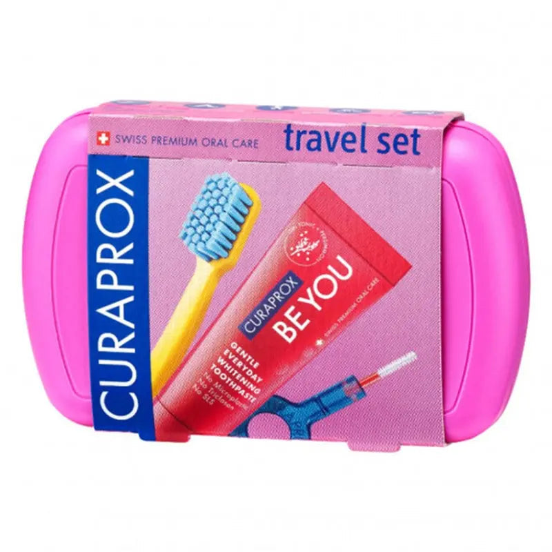 Curaprox Oral Care Travel Kit - Pink Curaprox