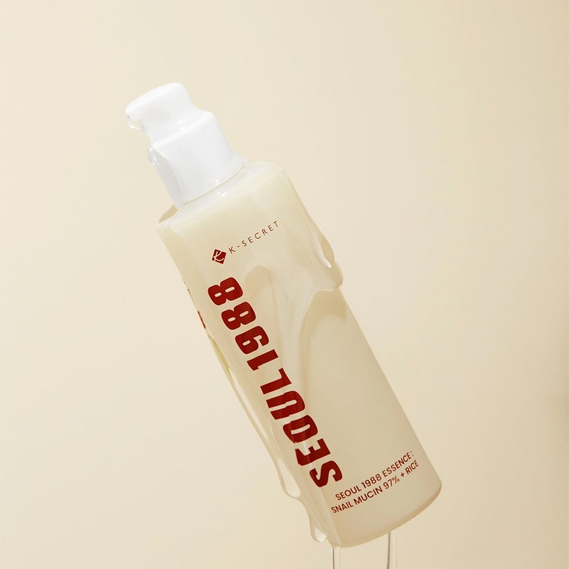 K-Secret Seoul 1988 Essence With Snail Mucin 97% + Rice For Intense Hydration 100ml K-Secret