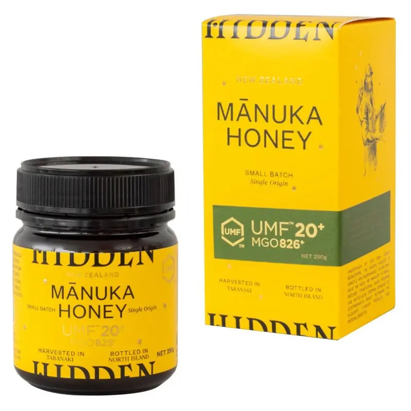 Hidden Honey 829+ MGO & UMF 20+ Manuka Honey 250g Hidden Honey
