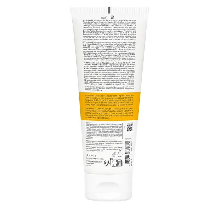 Bioderma Photoderm Pediatrics Lait SPF50+ Sunscreen 200ml Bioderma