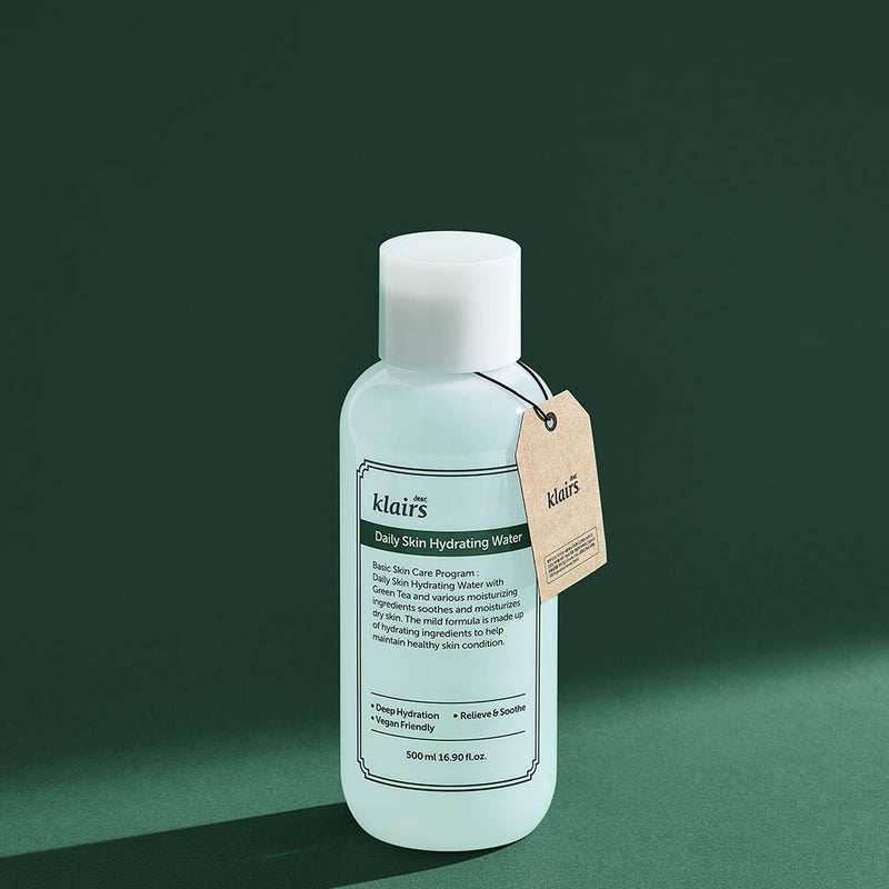 Dear Klairs Daily Skin Hydrating Water With Green Tea For Face & Body 500ml Dear Klairs